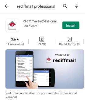 Rediffmail Professional Installation on Android Device - RediffmailPro ...